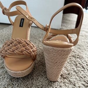 Nine West Platform Wedge  Sandals